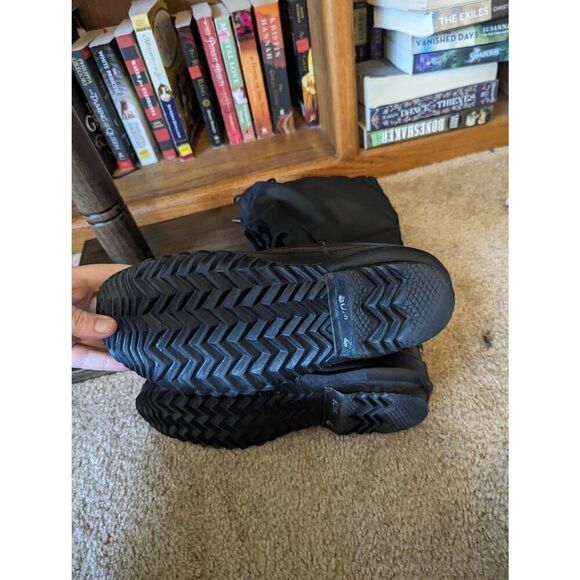 Sorel Tall Snow Winter Insulated Black Blue Work Utility Boots Women’s Size 7 - Picture 5 of 6